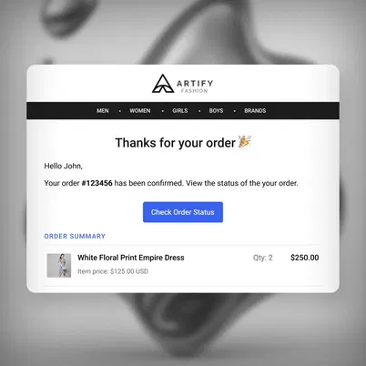 Custom Transactional Emails